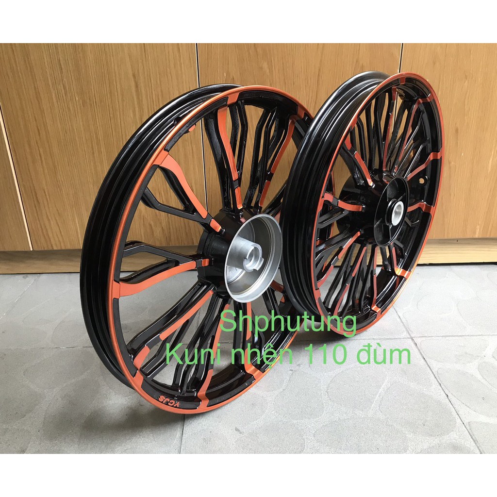 MÂM VÀNH ĐÚC NHỆN 2 PHANH CƠ-THẮNG ĐÙM GẮN ZIN KHÔNG CHẾ CHÁO CHO RSX 110,WAVE S RS 110,BLADE,WAVE @ 15 -2021