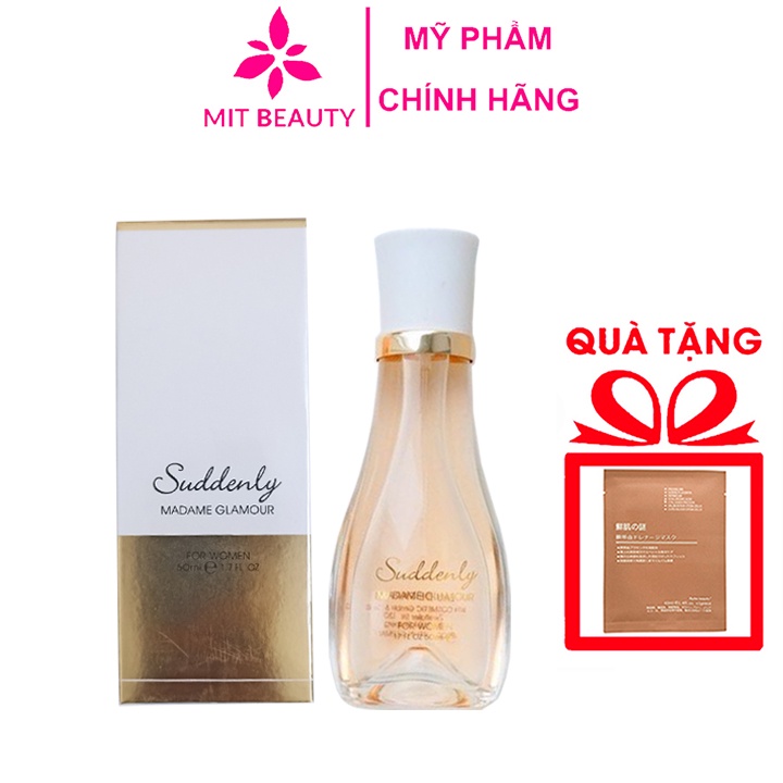 Nước hoa Suddenly Madame Glamour chính hãng 50ml Mit Beauty hương thơm quyến rũ lưu hương thơm lâu