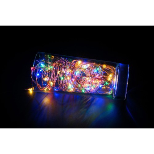 Đèn led Đom đóm , đèn fairy light 30 bóng dài 3 mét pin