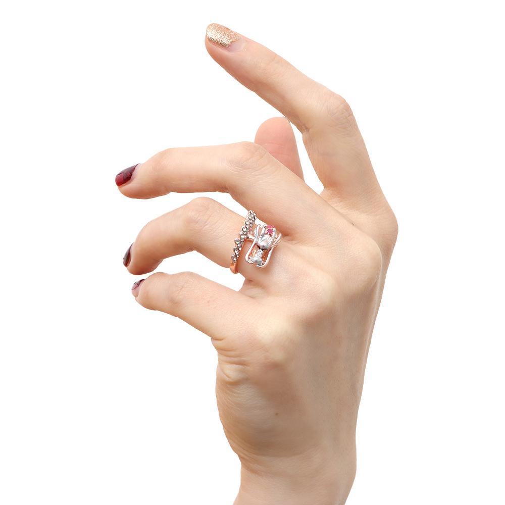 Nhẫn Hở Hình Đầu Rồng Thiết Kế Mới Cao Cấp Thời Trang