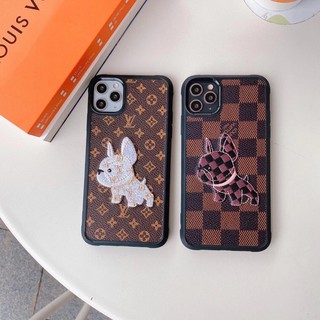 Ốp iphone hoạ tiết lv chó pug cao cấp full box