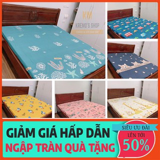 Ga chống thấm COTTON Ga chống thấm cao cấp kháng khuẩn AMANDA không nóng bí không sột soạt an toàn cho bé