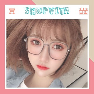 Gọng Kính Cận Nữ Shopvita Gọng Kính Tròn Lục Giác Hàn Quốc Trẻ Trung - Cá Tính - Thời Trang -vt5