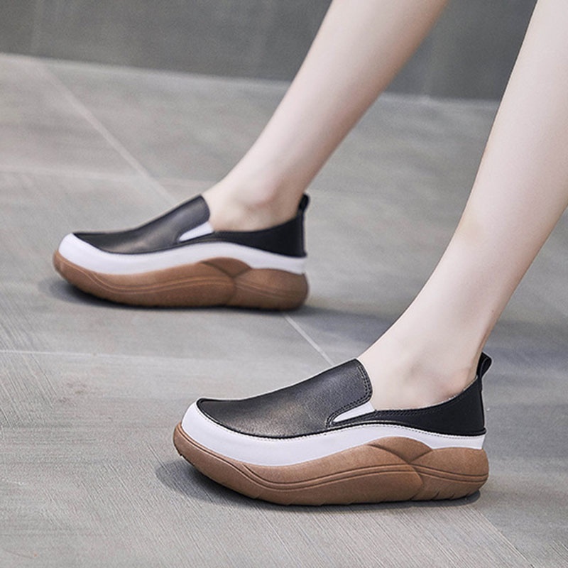 Giày lười IELGY thiết kế đơn giản thời trang thường ngày cho nữ