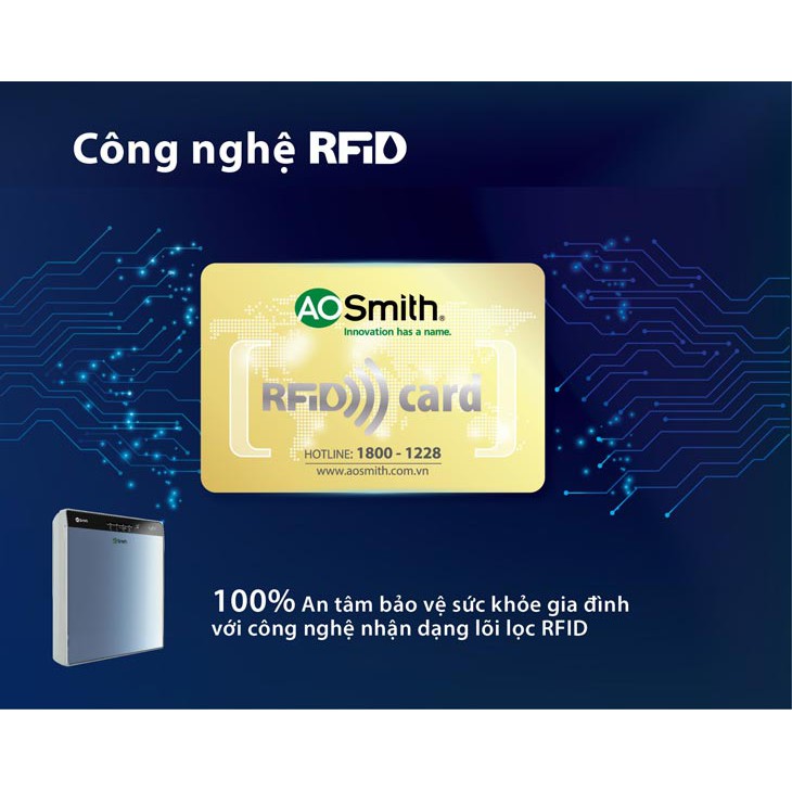 Máy lọc Nước AO Smith K400, công nghệ RO, lọc nước nhanh, siêu mỏng