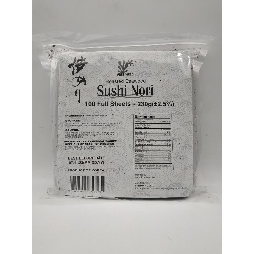 Rong biển cuộn cơm 100 lá 💮FREESHIP💮 Rong biển cuốn Kimbap date xa tít