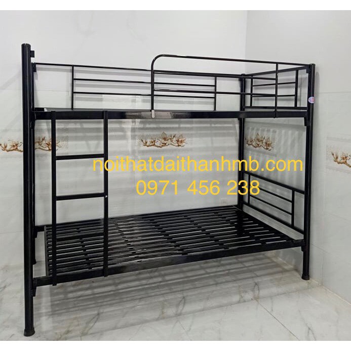 Giường sắt 2 tầng cao cấp ngang 1m Đại Thành, tháo lắp đơn giản