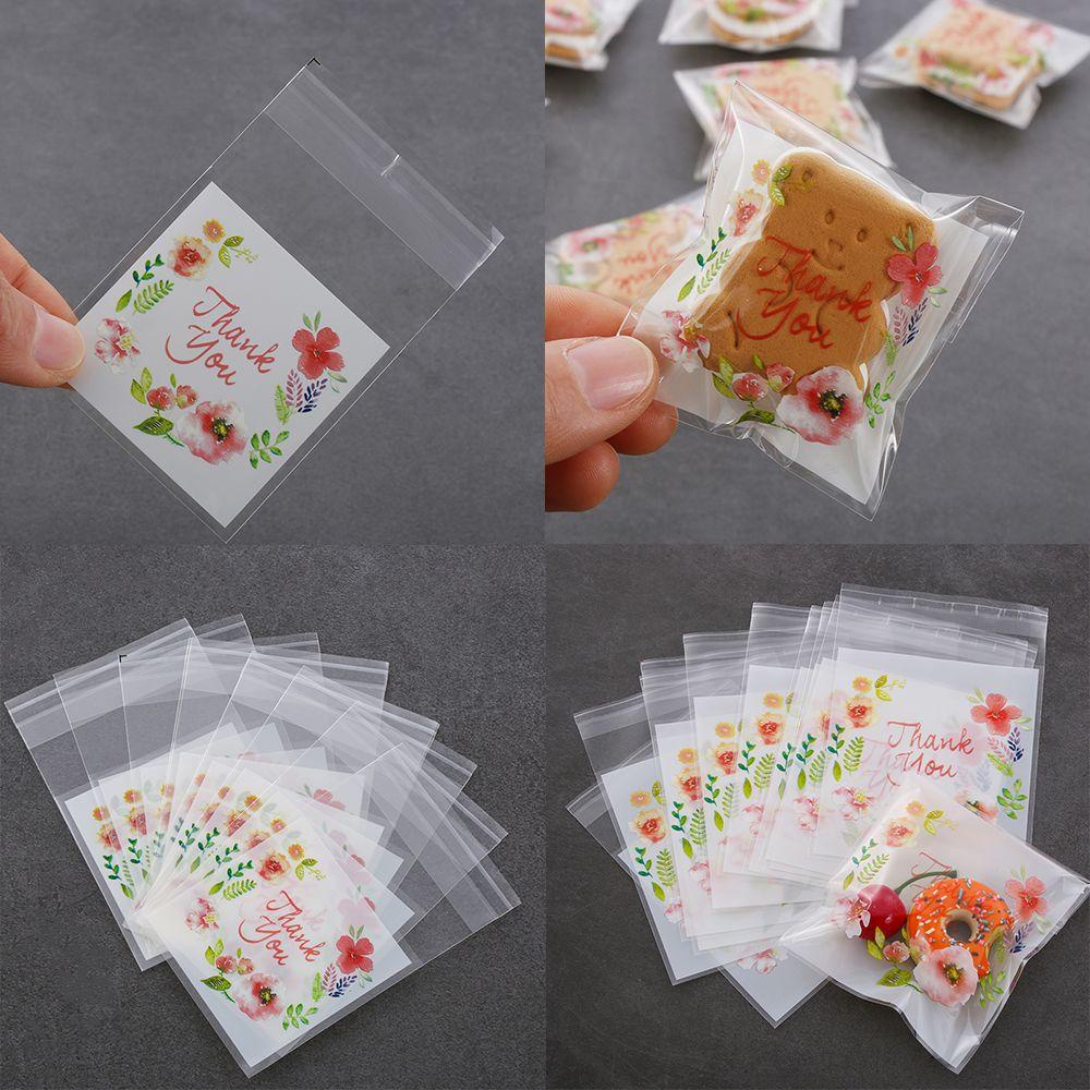 Set 100 Túi Đựng Bánh Kẹo In Chữ Thank you