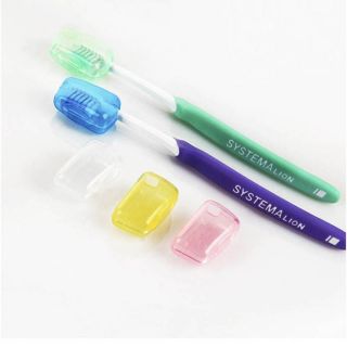 Set 5 nắp đậy bảo vệ bàn chải đánh răng du lịch