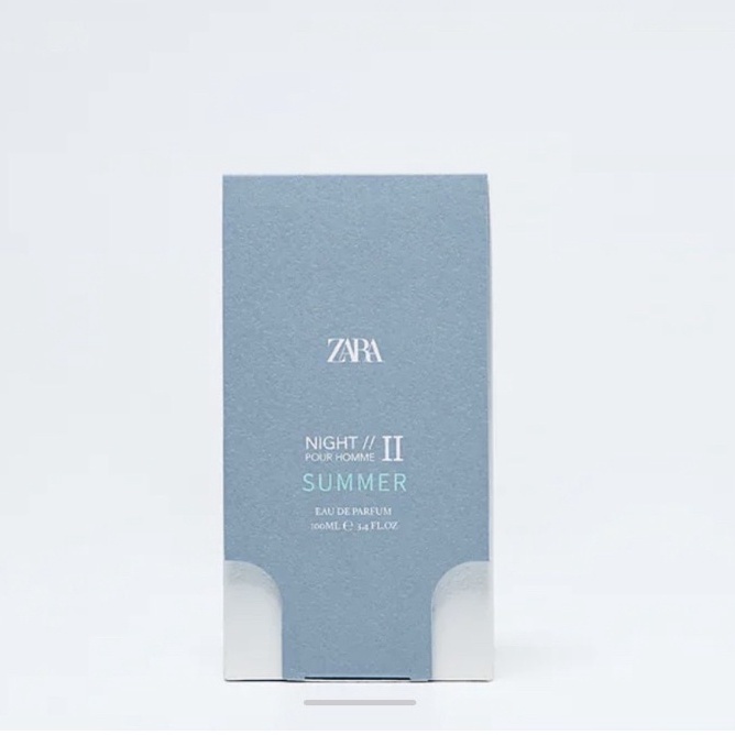 Nước hoa nam Zara Night Pour II Summer 100ml