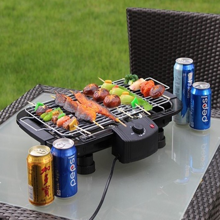 Bếp nướng điện BBQ không khói, vỉ nướng inox không gỉ