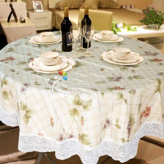 [Hỏa Tốc HN] Khăn trải bàn tròn 132cm 152cm 178cm Tablecloth Meiwa Nhật Bản họa tiết hoa sang trọng cực đẹp