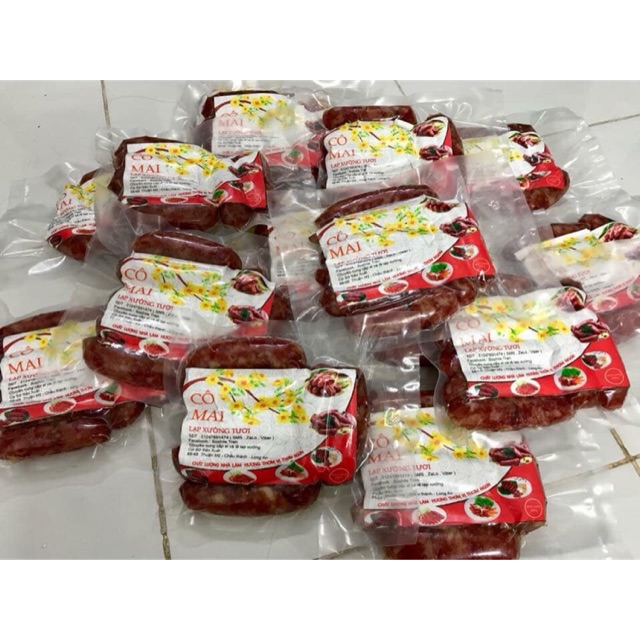 Lạp Xưởng Trứng Muối 500gr (Lạp Xưởng Cô Mai)