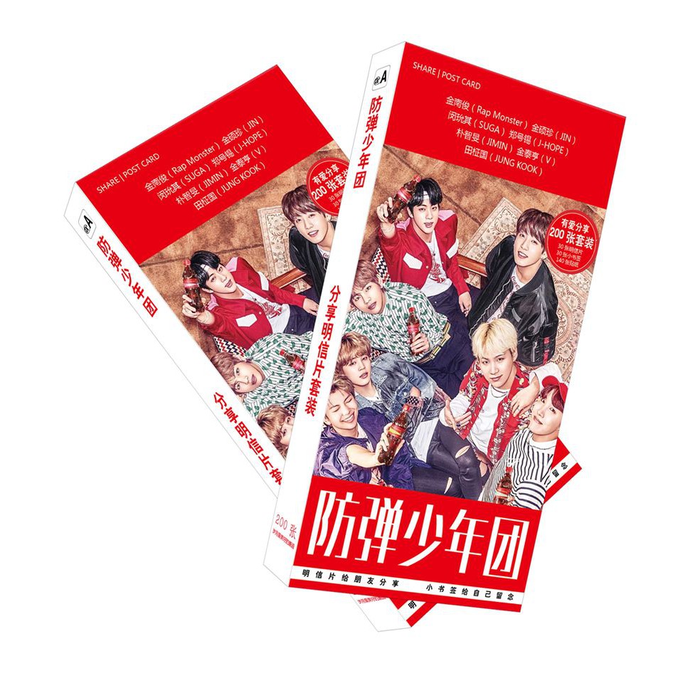 (nhiều mẫu) Hộp postcard 1660 BTS Persona, Love yourself, Tear, Answer,... mới nhất