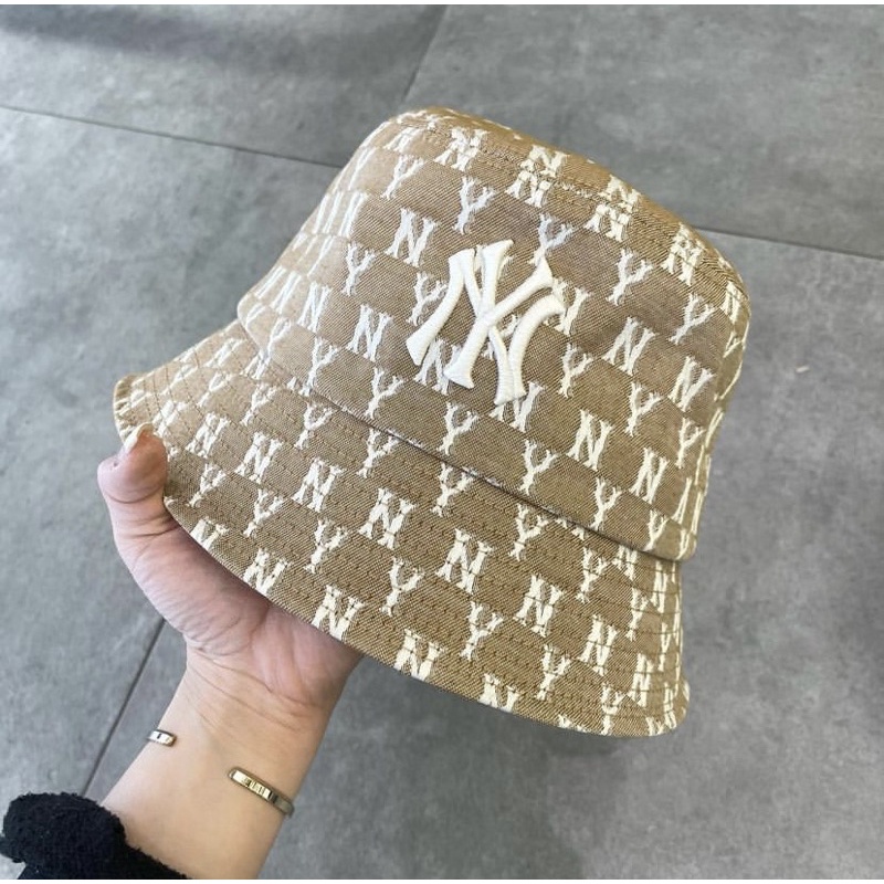 NÓN BUCKET MLB MONOGRAM NY CHÍNH HÃNG