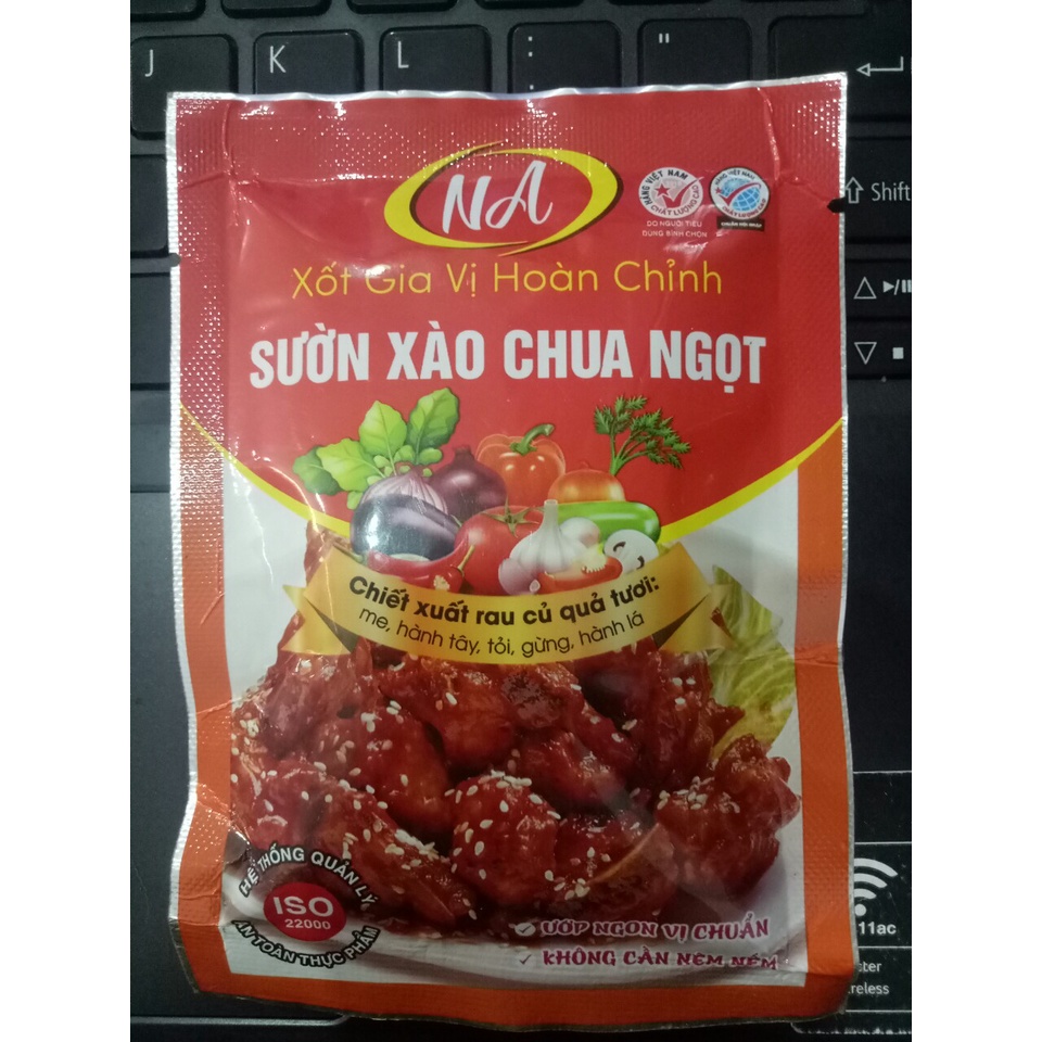 Xốt gia vị Bò kho sốt vang/sườn xào chua ngọt Ngọc Anh gói 80g