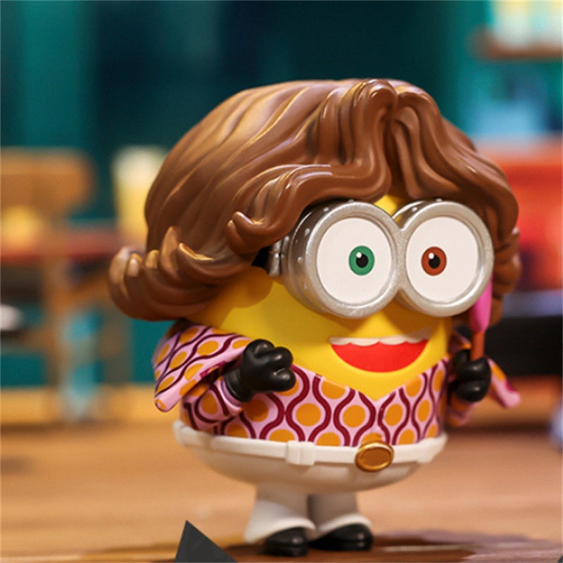 Mô Hình Nhân Vật Minions Mắt To 2 Series Dễ Thương Dùng Trang Trí