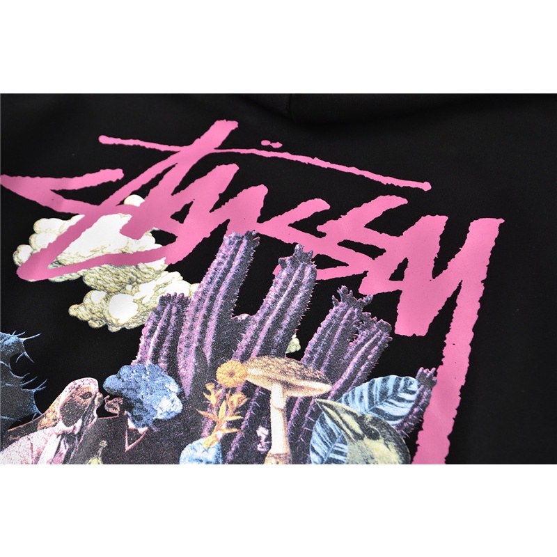 Áo hoodies Stussy thiết kế thời trang phong cách cặp đôi