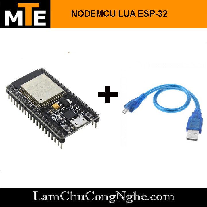 Mạch thu phát Wifi bluetooth BLE ESP32 NODEMCU NODE32 internet of thing IOT Kèm cáp