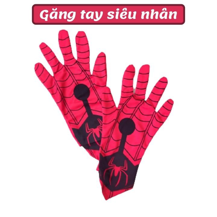 Găng Tay Siêu Nhân Spiderman -Freesize - Tomchuakids