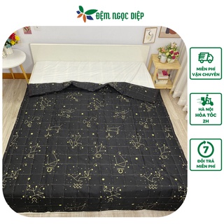 Chăn Hè Thu Trần Bông Poly Cotton mẫu Cung Hoàng Đạo
