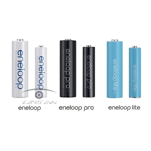 PIN SẠC ENELOOP AAA 800MAH VỈ 2 VIÊN TRẮNG BK-4MCCE/2BV