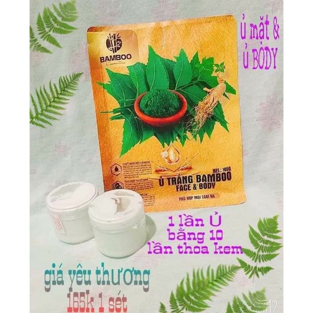 Dịch Ủ Trắng Face+Body Bamboo