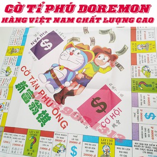 Bộ cờ tỉ phú Doraemon bằng nhựa ✓Gía rẻ ✓Giải trí ✓Vui nhộn