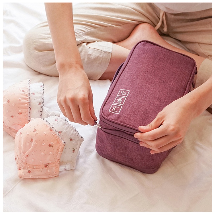 Set 3 Túi Đựng Mỹ Phẩm, Đồ Lót Tiện Lợi Khi Đi Du Lịch