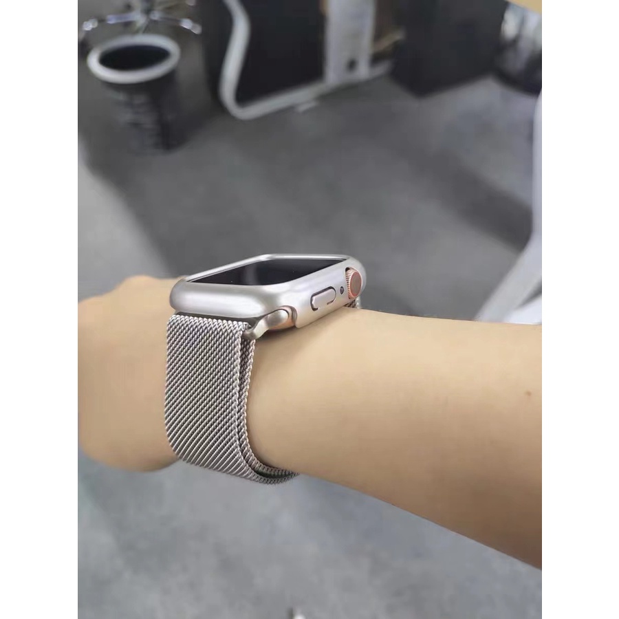 Ốp Cứng Bảo Vệ Màn Hình Đồng Hồ Apple Watch 45mm 41mm 44mm 40mm 42mm 38mm Series 7 6 5 4 3 2