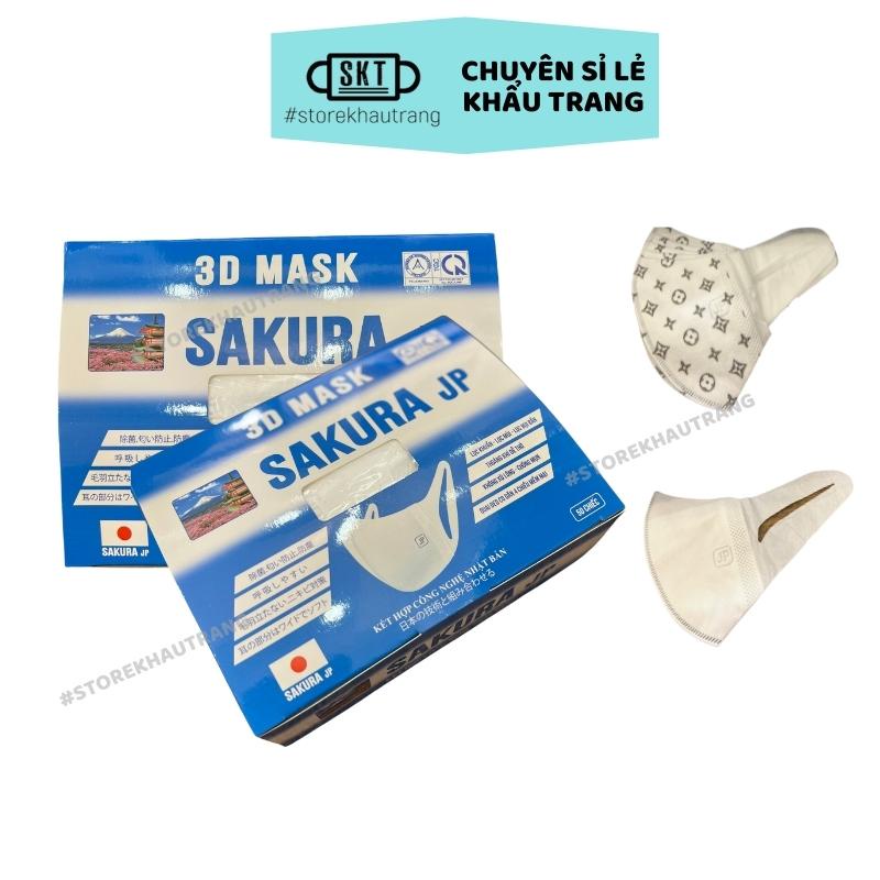 Khẩu Trang 3D Mask SAKURA JP - Hộp 50 Cái