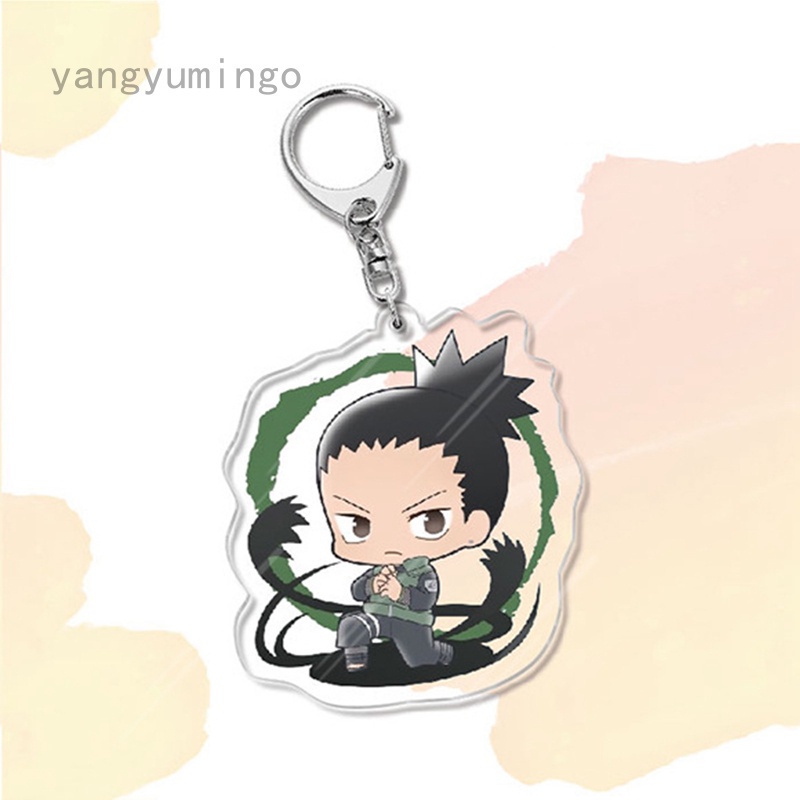 Móc khóa acrylic hình nhân vật Uchiha Sasuke trong Naruto