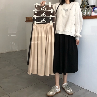 (ORDER) Chân váy xòe dài mùa thu nhiều màu style nữ sinh trẻ trung Hàn Quốc