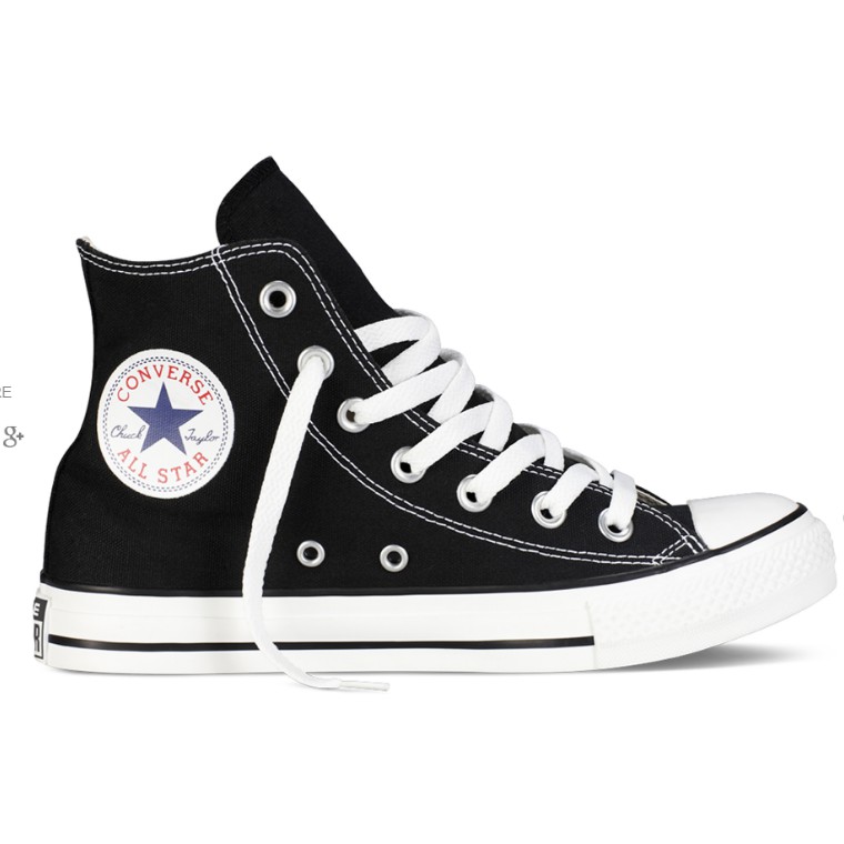 GIÀY SNEAKER CONVERSE CLASSIC CỔ CAO MÀU ĐEN CHÍNH HÃNG - 121186