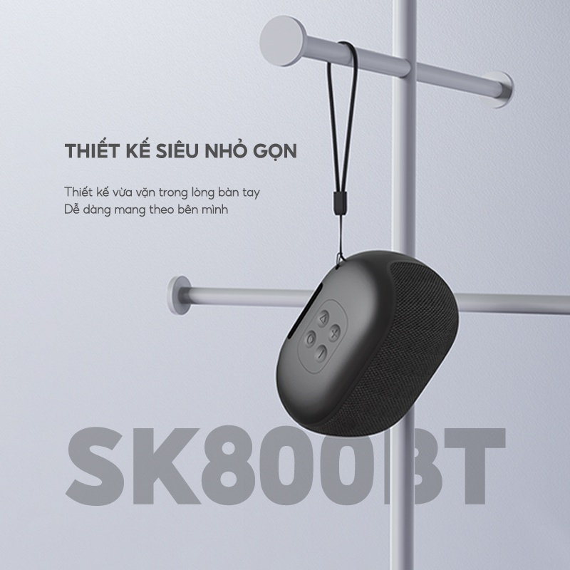 Loa Bluetooth HAVIT SK800BT Thiết Kế Nhỏ Gọn, BT 5.0, Công Suất 4W, Thời Gian Chơi Lên Đến 6h - Chính Hãng BH 12 Tháng