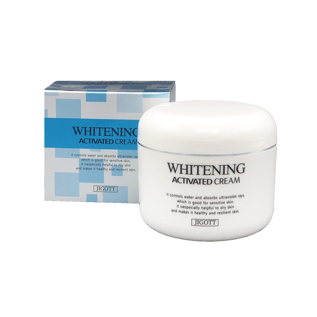 Kem Dưỡng Trắng Da Làm Mịn Da JIGOTT Whitening Activated Cream 100ml