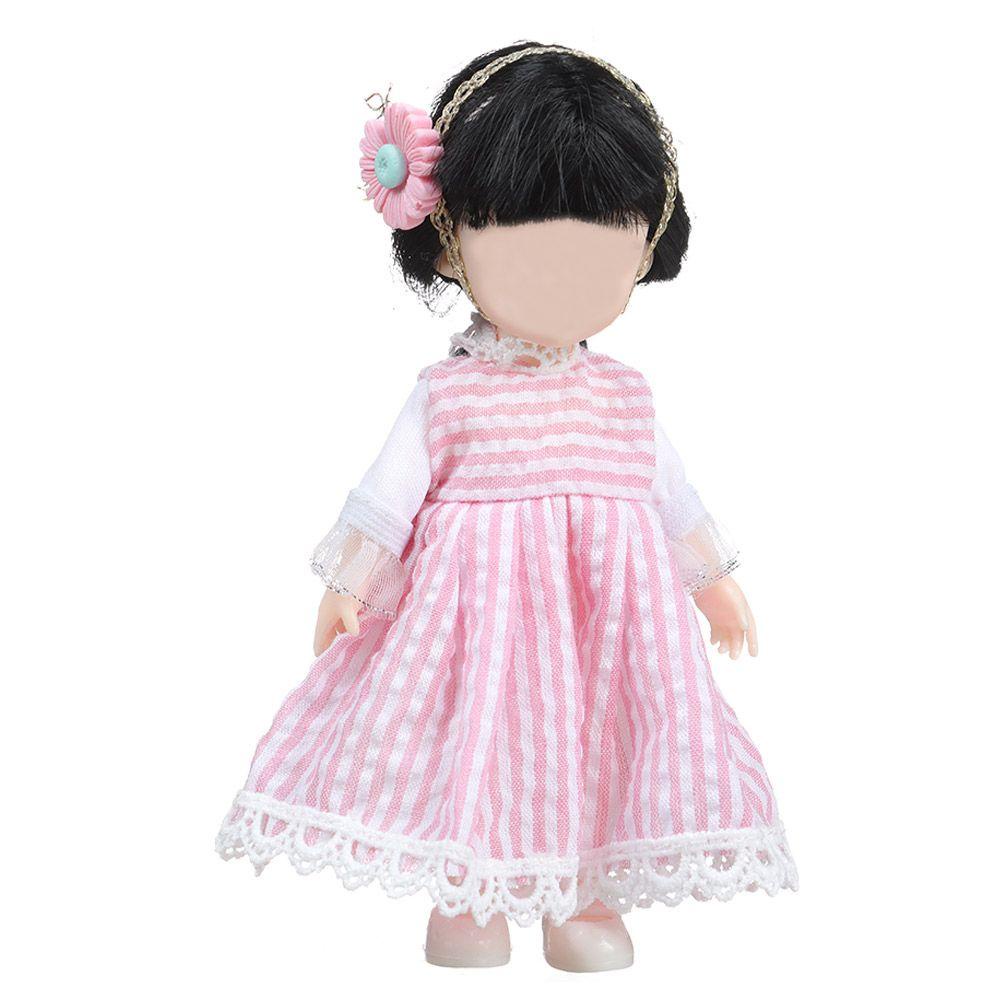 RAINBOW DIY Toys Lace Skirt Doll Supplies Summer 16~17cm Dolls Dress Accessories 1/8 Bjd Doll Sewing Fabric Toys Clothes