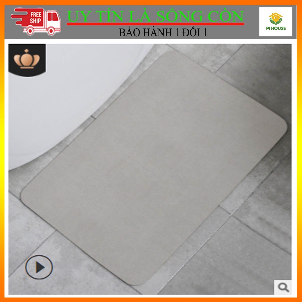 Thảm Chân Siêu Mềm Siêu Dày, Siêu Thấm Nước Chất Liệu Chống Trượt