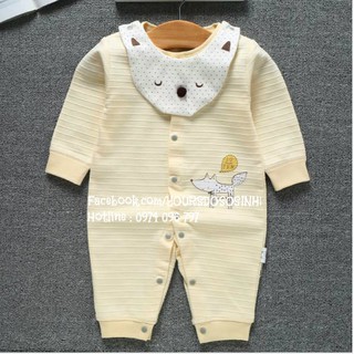 Body cotton cúc 0-12m