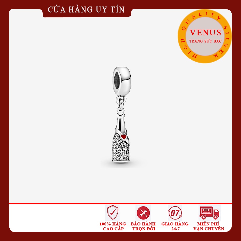 Charm cái chai bạc 925- Mã sản phẩm VENUSBIA