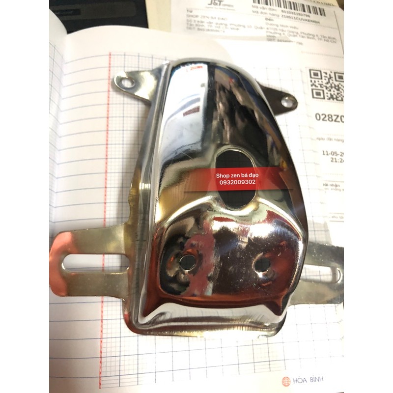 Cóc đèn lái 67 inox