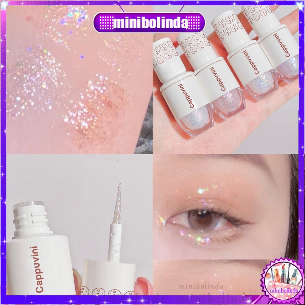[Hàng mới về] Màu mắt dạng lỏng Cappuvini tông nhũ kim tuyến trang điểm làm đẹp chất lượng cao | BigBuy360 - bigbuy360.vn