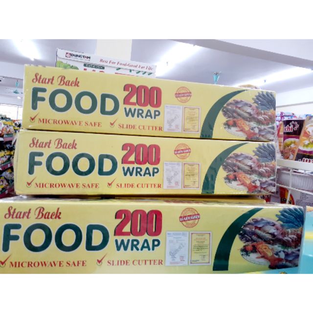 [Mã 267FMCGSALE giảm 8% đơn 500K] Màng bọc thực phẩm Food Wrap 200 đã được kiểm nghiệm