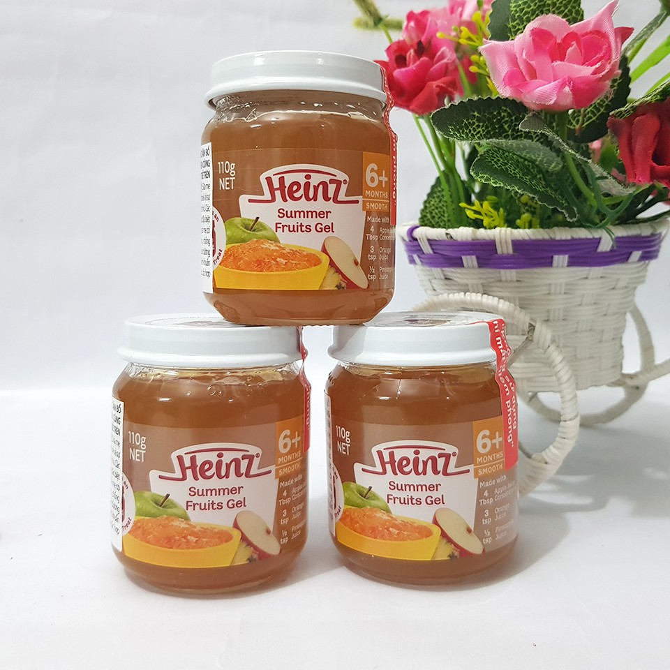 Heinz - Dinh Dưỡng Đóng Lọ Đủ Vị Cho Bé 6m+ Date 2022 (110g) - Váng Sữa Heinz Dinh Dưỡng Ăn Dặm