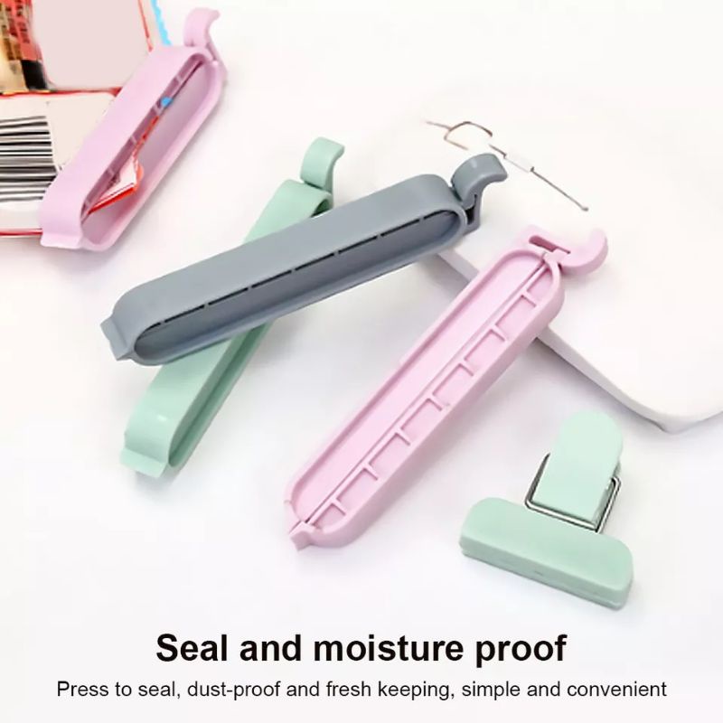 [12 Cái] Set 12 Kẹp Miệng Túi Bảo Quản Thực Phẩm Tiện Dụng