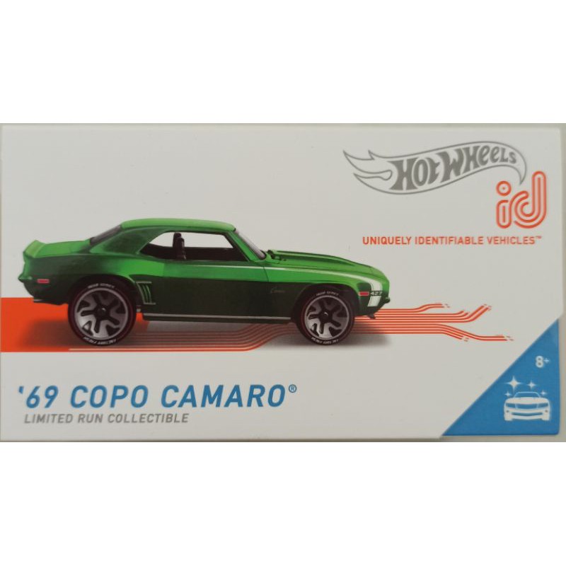 Xe mô hình Hot wheels id car 69 copo camaro