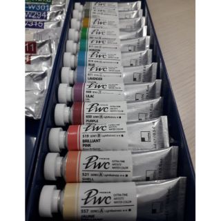 Pocket màu chiết 0,5/1ml sẻ 12 màu tông pastel hãng Shinhan PWC