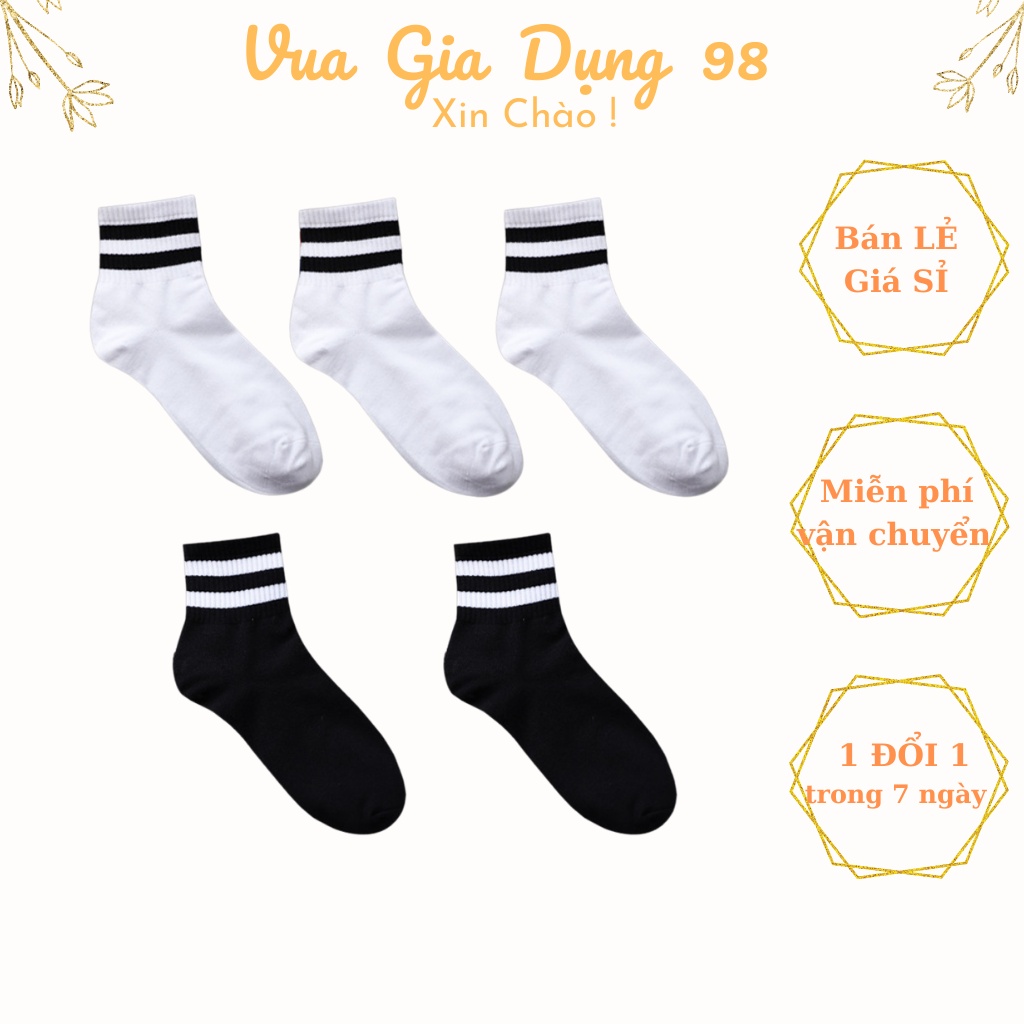 Tất nữ, Vớ nữ cổ ngắn kẻ sọc trắng đen