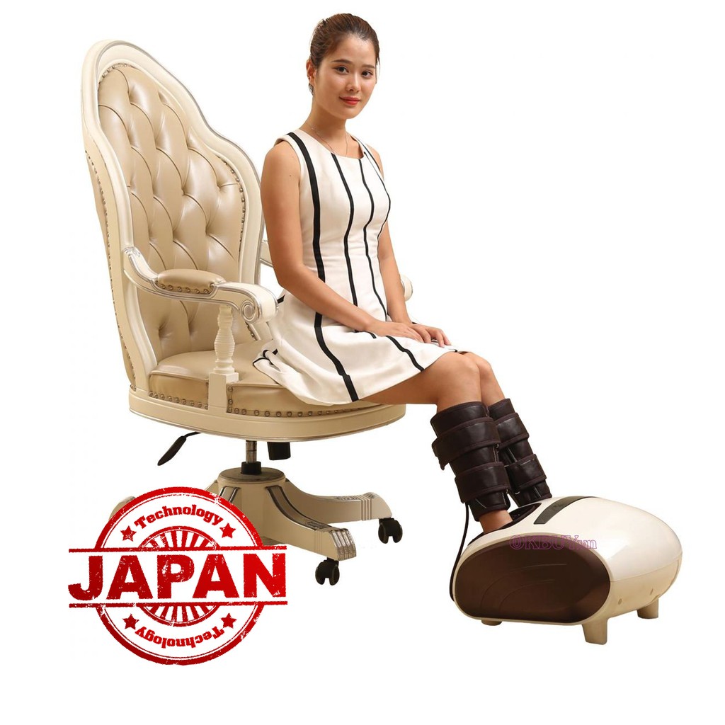 Máy massage chân và bắp chân có túi khí Nhật Bản Nikio NK-188 Hỗ Trợ Trị Suy Giãn Tĩnh Mạch BH 2 năm