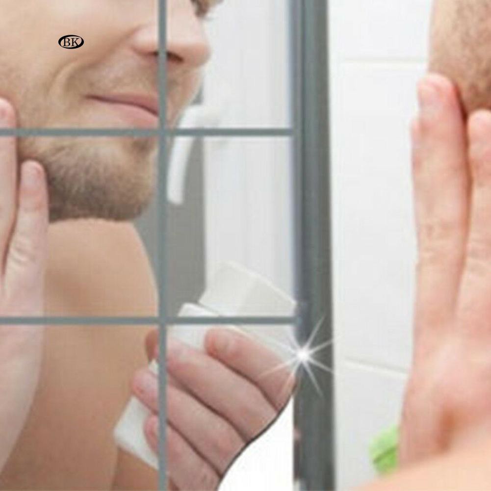 Bộ 9 Đề Can Tráng Gương Tự Dính Chống Thấm Nước Trang Trí Nhà Tắm